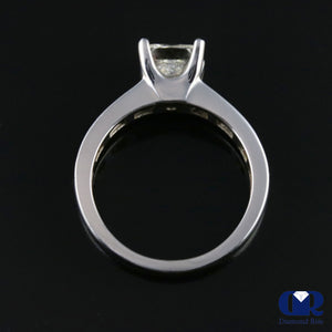 1.80 Carat Princess Cut Diamond Engagement Ring In 14K Gold - Diamond Rise Jewelry