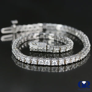 Women's 3.00 Carat Round Cut Diamond Tennis Bracelet In 14K White Gold - Diamond Rise Jewelry