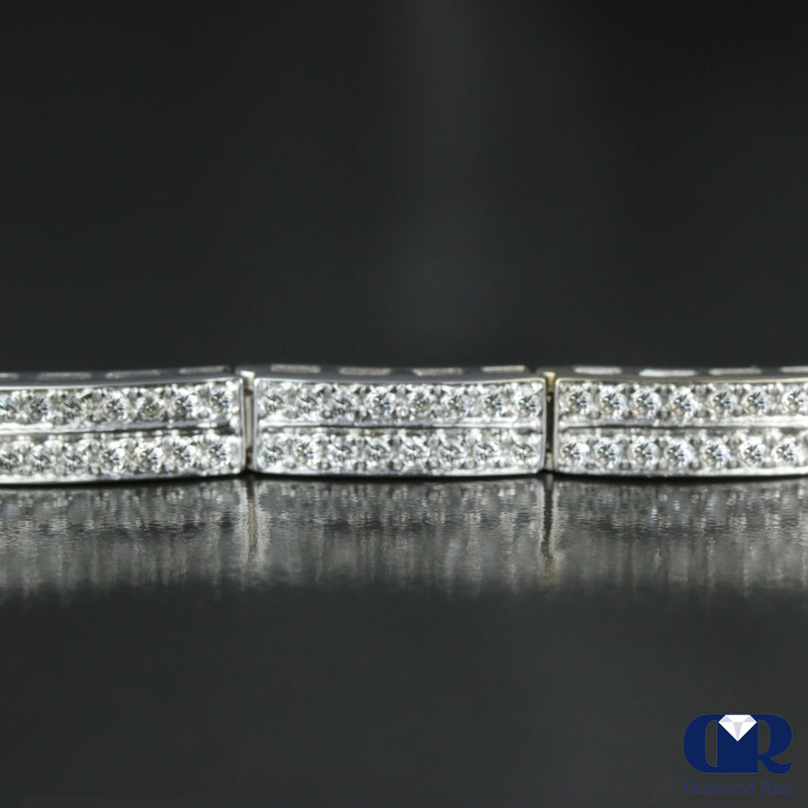 Women's Round Cut Diamond Tennis Bracelet In 14K Gold - Diamond Rise Jewelry