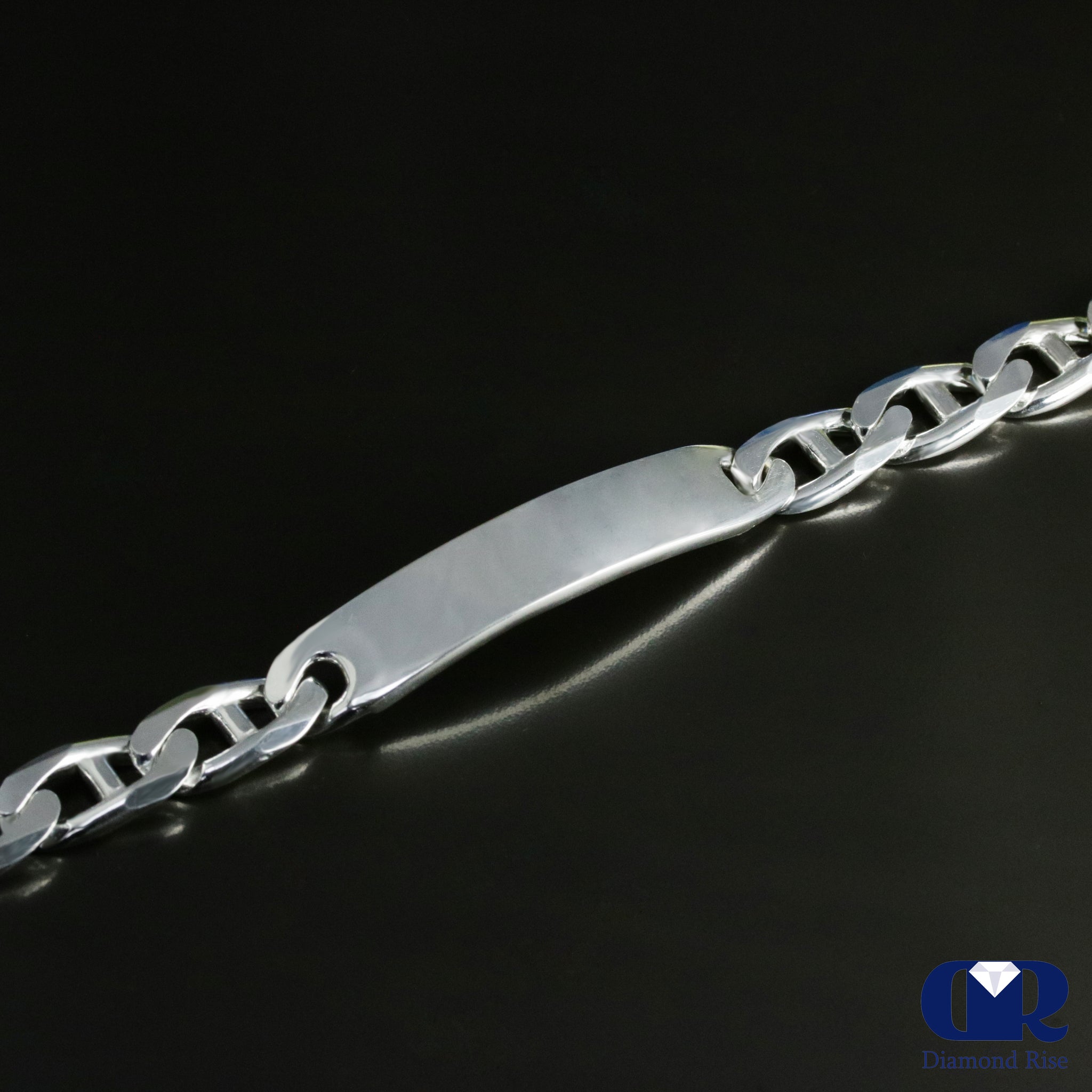White Agate & Silver Roundel Onyx Bracelet - Men's Bracelets | Lazaro SoHo