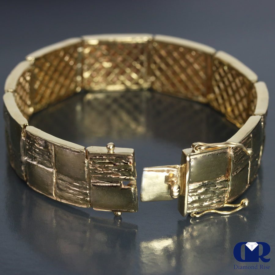 Handmade 14K Solid gold Bracelet - Diamond Rise Jewelry