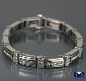 Women's 4.50 Carat Diamond Tennis Bracelet In 14K White Gold - Diamond Rise Jewelry