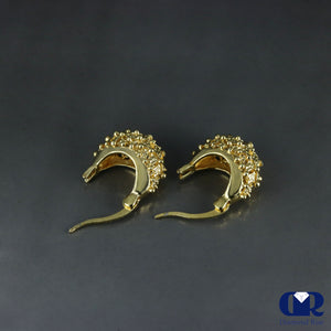 14K Gold Huggie Hoop Earrings - Diamond Rise Jewelry