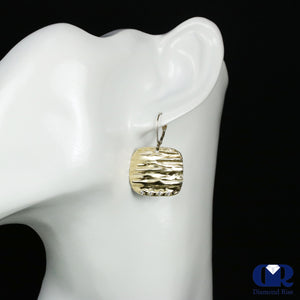 Custom Handmade Diamond Earrings In 10K Gold - Diamond Rise Jewelry