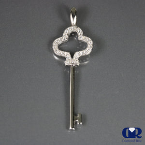 0.15 Ct Round Cut Diamond Pendant Necklace 14K Gold With 16" Chain - Diamond Rise Jewelry