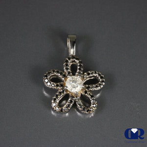 0.75 Ct Round Cut Diamond Pendant Necklace In 14K Gold - Diamond Rise Jewelry