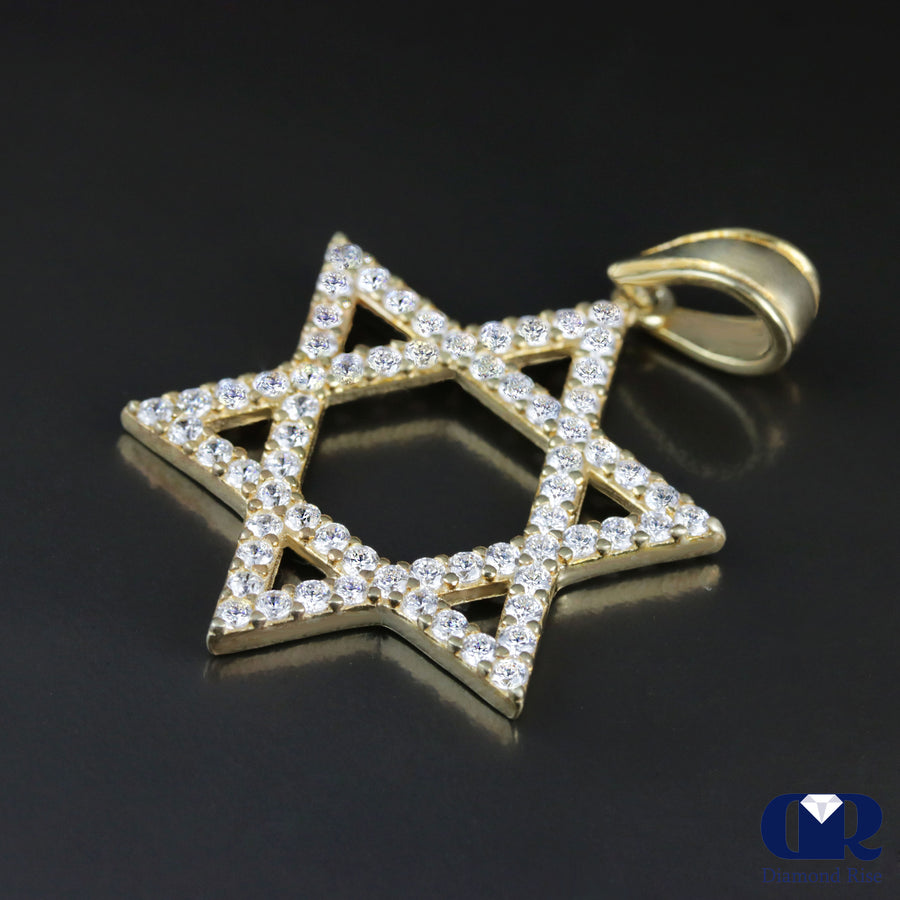 Diamond Star Pendant In 10K Gold - Diamond Rise Jewelry