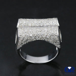 Women's Diamond Anniversary Ring Wedding Band In 18K White Gold - Diamond Rise Jewelry