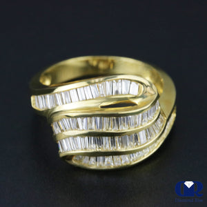 Women's Diamond Right Hand Ring Cocktail Ring In 14K Yellow Gold - Diamond Rise Jewelry