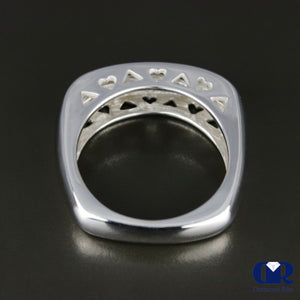 Women's Baguette Diamond Wedding Band Anniversary Ring In 14K White Gold - Diamond Rise Jewelry