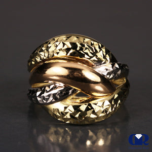 Women's 14K Gold Cocktail Ring Multi Color