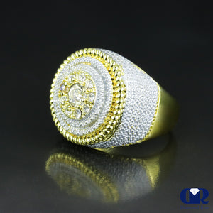 Men's Diamond Pinky Ring In 14K Gold - Diamond Rise Jewelry