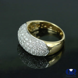 Diamond Anniversary Ring Cocktail Ring In 18K Gold - Diamond Rise Jewelry